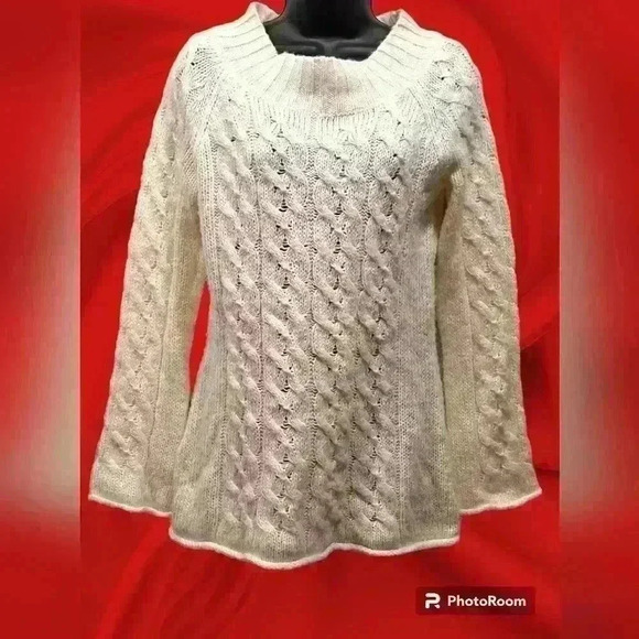 Apt. 9 Sweaters - Cream Apt.9 Cable Knit Sweater